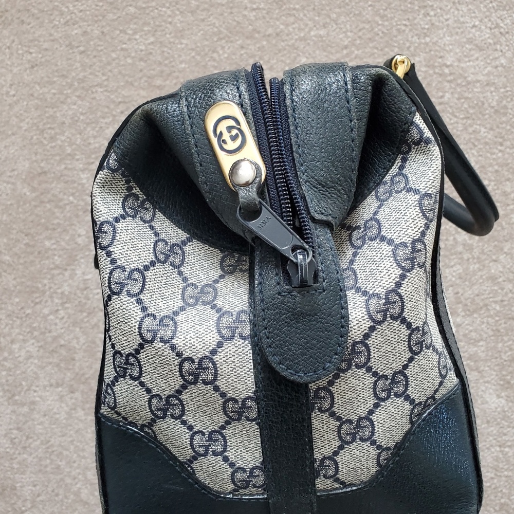 Fair Condition Vintage Gucci Boston Doctor Handbag - Picture 6 of 8